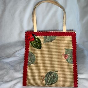 Lorren Bell Ladybug Cocktail Purse